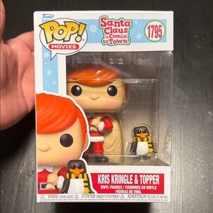 Funko Pop #1795 Kris Kringle & topper